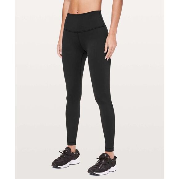 ✨Lululemon Wunder Under Hi-Rise Black Sz 6 Tight✨ - Picture 2 of 9
